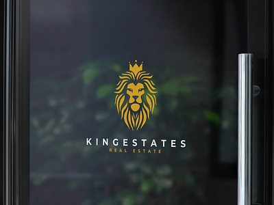 King Estate Logo ,real estate logo, real estate branding, proper app branding business company design graphic design illustration king agency lion logo logo property real estate agency real estate brand identity real estate branding real estate group realtor typography ui ux vector