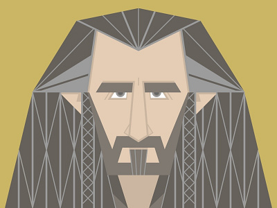 King Under the Mountain dwarf hobbit illustration lord of the rings thorin tolkien