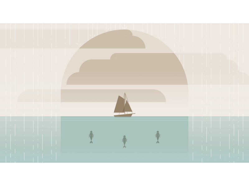 Lightning Test animation app art burly men at sea game indie game ios lightning mobile rain scandinavian