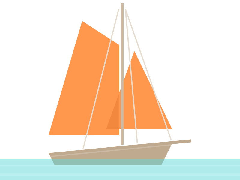 Bow Waves Animation app art boat burly men at sea game indie game ios mobile scandinavian ship waves