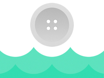 Silver Button button illustration kidnapped ocean sea waves