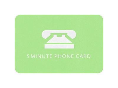 Phone Card card green icon illustration phone