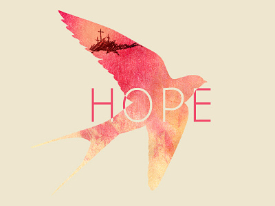 Hope color design hope poster water