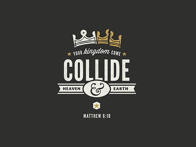 Collide Shirt Design bible verse collide design illustration logo shirt vector