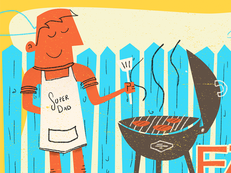 Retro Dad by Megan Watson on Dribbble