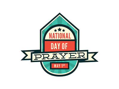 National Day of Prayer design illustration logo national patriotic prayer vector