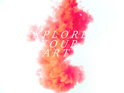 Explore acrylic art burst color explore ink photography water