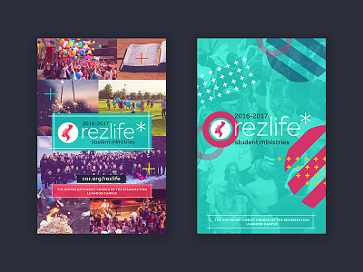 Rezlife Concepts branding brochure fall guide student ministry youth