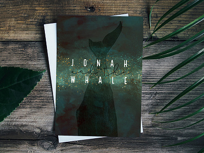 Jonah church design editable jonah postcard print whale
