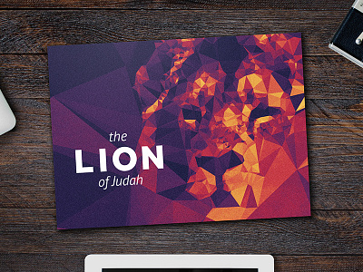 The Lion of Judah bible geometric graphic design illustration judah lion polygon sermon art vector