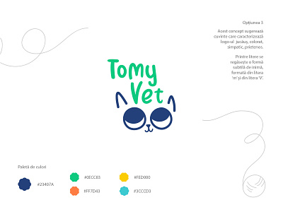 Tomy Vet branding cat clinic hubi farago logo pet romania tomy vet veterinary