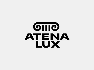 Atena Lux arch architecture atena lux baia mare branding doric floor tiles greek hubifarago ionic logo marble pillar roman romanian
