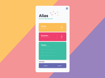 Front page for Alias