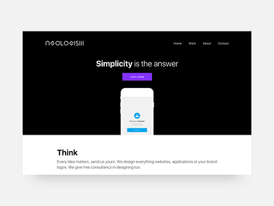 Neologism Landing Page Redesign design home home page landing landing page neologism ui ux website