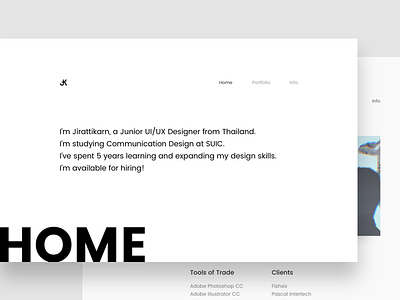 Personal Portfolio Website — JRTTKN