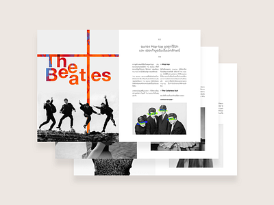 Typography Exploration book book art concept design illustration the beatles typography
