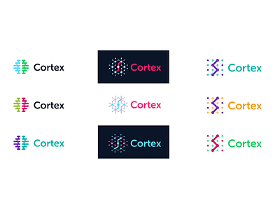 Cortex Logo brain concept cortex logo synapse