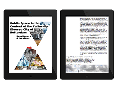 Public space (...) in Rotterdam e-book book design e-book ebook epub graphic
