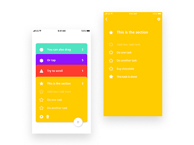To-Do App exploration app colors do done sections task to todo