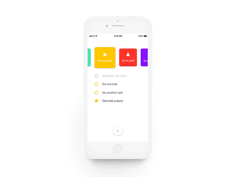 To-Do App app colors do interaction micro sections task to todo
