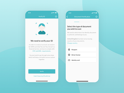Document Verification Screen designs, themes, templates and ...