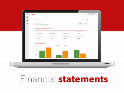 Financial statements information design web design