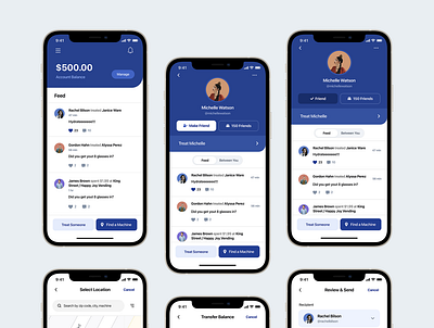 Splash Fintech App UI Design app design flat ui ux