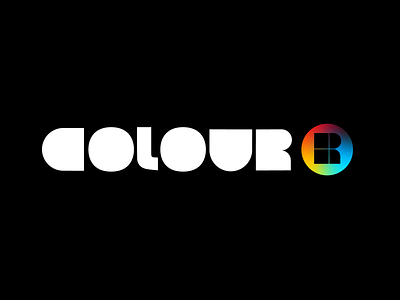 Colour Reserve Logo bauhaus black blackandwhite color forms geometric gradient minimalist rainbow shapes