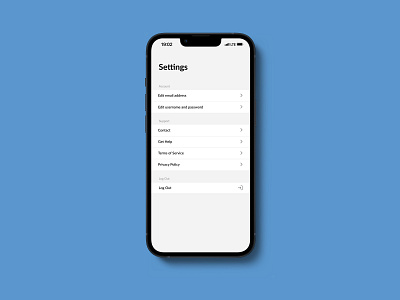 Daily UI #007 - Settings Page app dailyui design typography ui uiux vector