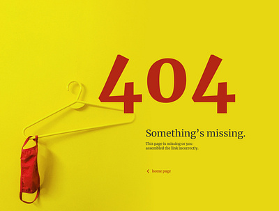 404 page clothes shop design figma graphic design ui ux