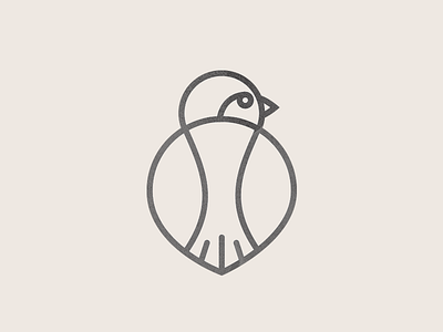Sparrows berlin bird lines logo logo design sparrow start up