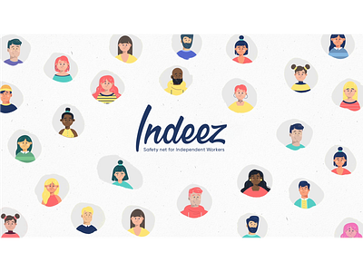 Indeez Styleframes 2d animation animation 2d character design characters corporate animation fourplus graphics motion design storyboard styleframes textures vector