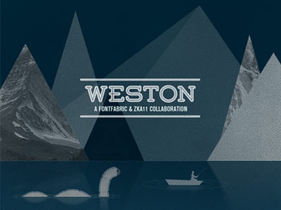 Weston Free Release berlin font fontfabric fonts free illustration monster western weston zka11