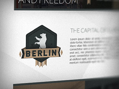 web element WIP badge bear berlin design details element logo web web element