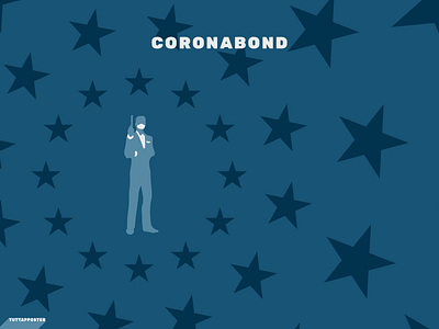 Tuttapposter : Coronabond coronavirus covid19 design flat graphic illustration minimal pandemic vector