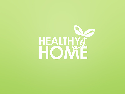 Healthy at Home brand branding colorful design food graphic healthy illustration logo logo design take away typography
