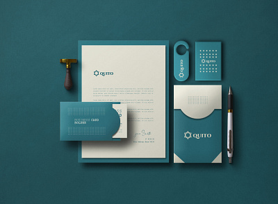 Quito Logo Branding. app logo book cover design brand brand development brand identity brand stratagy brand style guide branding branding logo design corporate brand identity graphic design logo design minimalist logo modern logo stationary design