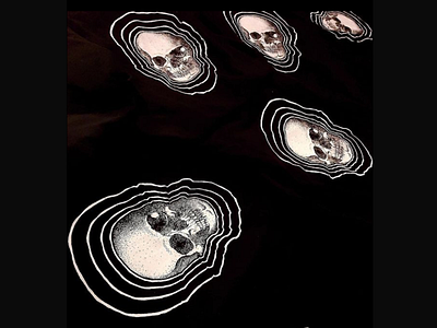 SKULLS clothing illustration merch skull t shirt