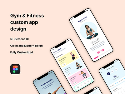 Fitness App design app fitness gym uiux workout