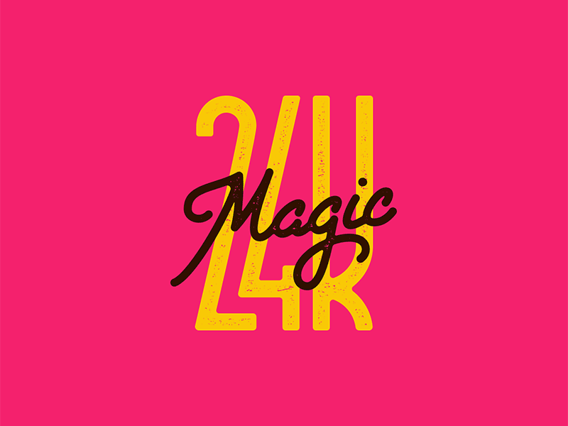 24K Magic Collection design hand lettering illustration typography vector