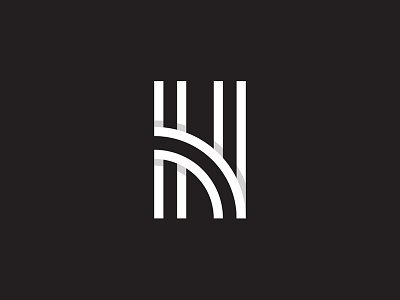 H Mark graphic design grid logo mark