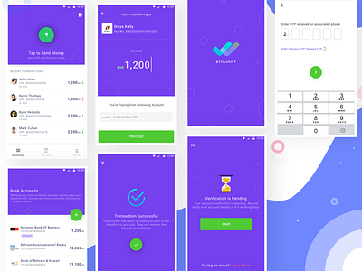 Payment App for Blue Collar Jobs app bank crypto dashboard design exchange mobile money payment token transfer ui wallet