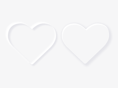 Like Unlike Neomorphism bookmark favorite favorites heart heart logo hearts icon icon design like like button negative space neomorphic neomorphic icon neomorphic icons neomorphism save shadow shadows ui design unlike