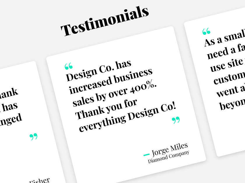 Testimonial Card Design designs, themes, templates and downloadable ...