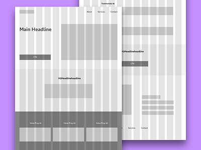 Website Wireframe bootstrap bootstrap 4 grid grid layout interface layout design process responsive web sketch template ui ui design ux web web wireframe webdesign website website design wireframe wireframe design