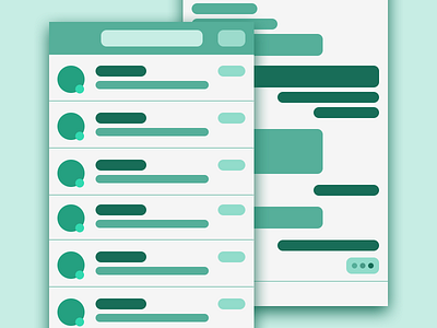 Messenger Wireframe