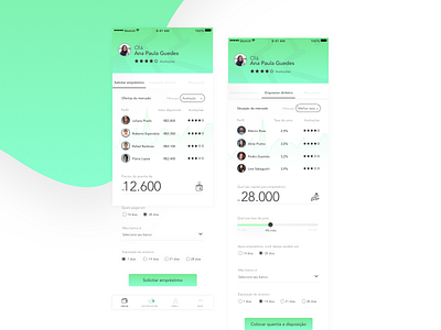Repay app - Money Request/Send financial fintech money send startup ui ux