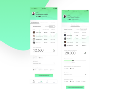 Repay app - Money Request/Send financial fintech money send startup ui ux