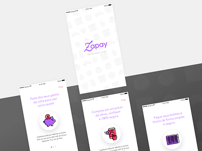Zapay - Payment App app fintech money payment startup ui ux