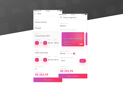 Zapay - Checkout app cashback checkout design financial fintech money payment shopping startup ui ux